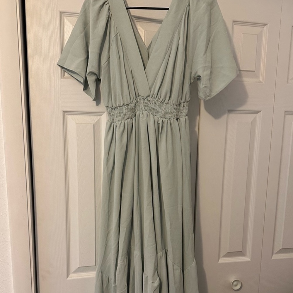 Baltic Born Delilah Maxi Dress in Sage RR. - Picture 13 of 13